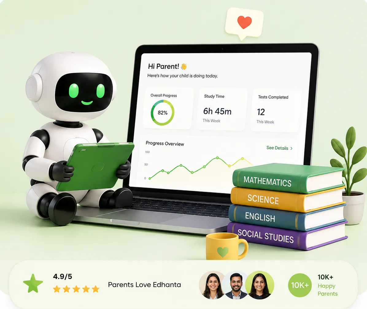 Parents Portal Dashboard with Robot and Analytics